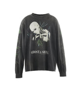 Saint Michael Figure Graphic & Back Illustration Sweatshirt
