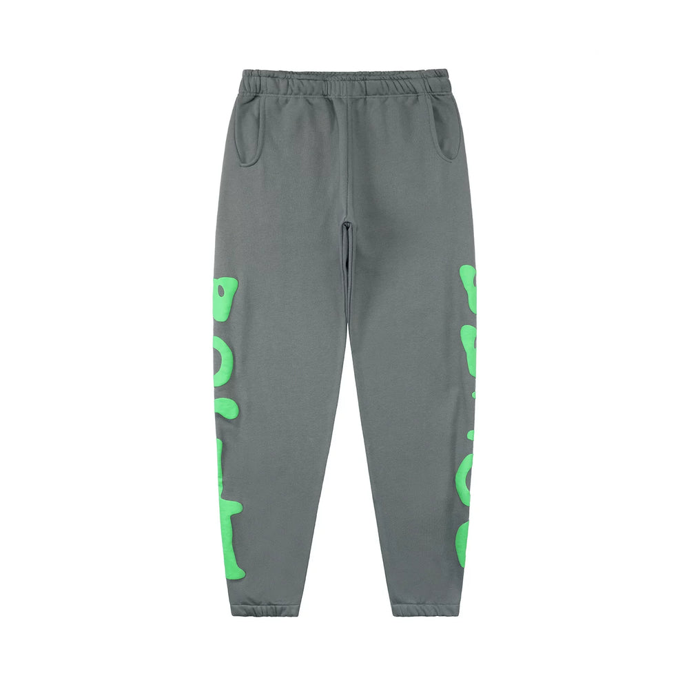 SP5DER Star Bubble‑Letter Jogger Sweatpants Hip‑Hop Street‑Wear Trousers