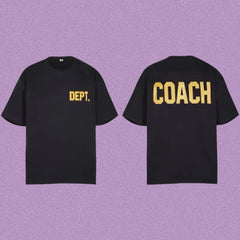 Gallery Dept. x Coach Short Sleeve T-Shirt - Black/Yellow