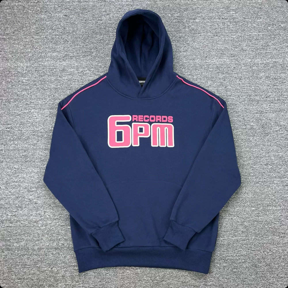 6PM Records Graphic Pullover Hoodie