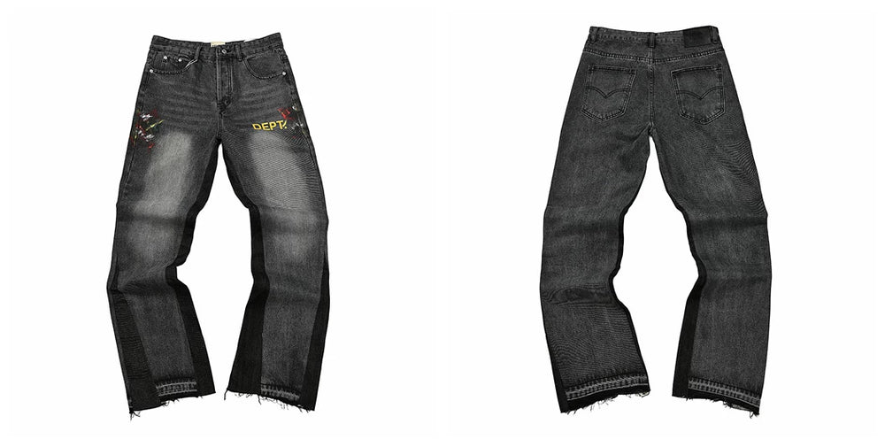 GALLERY DEPT JEANS Men's Embroidered Jeans