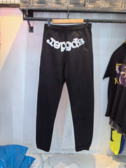 SP5DER Spider‑Web Graphic Jogger Sweatpants Hip‑Hop Street‑Wear Trousers