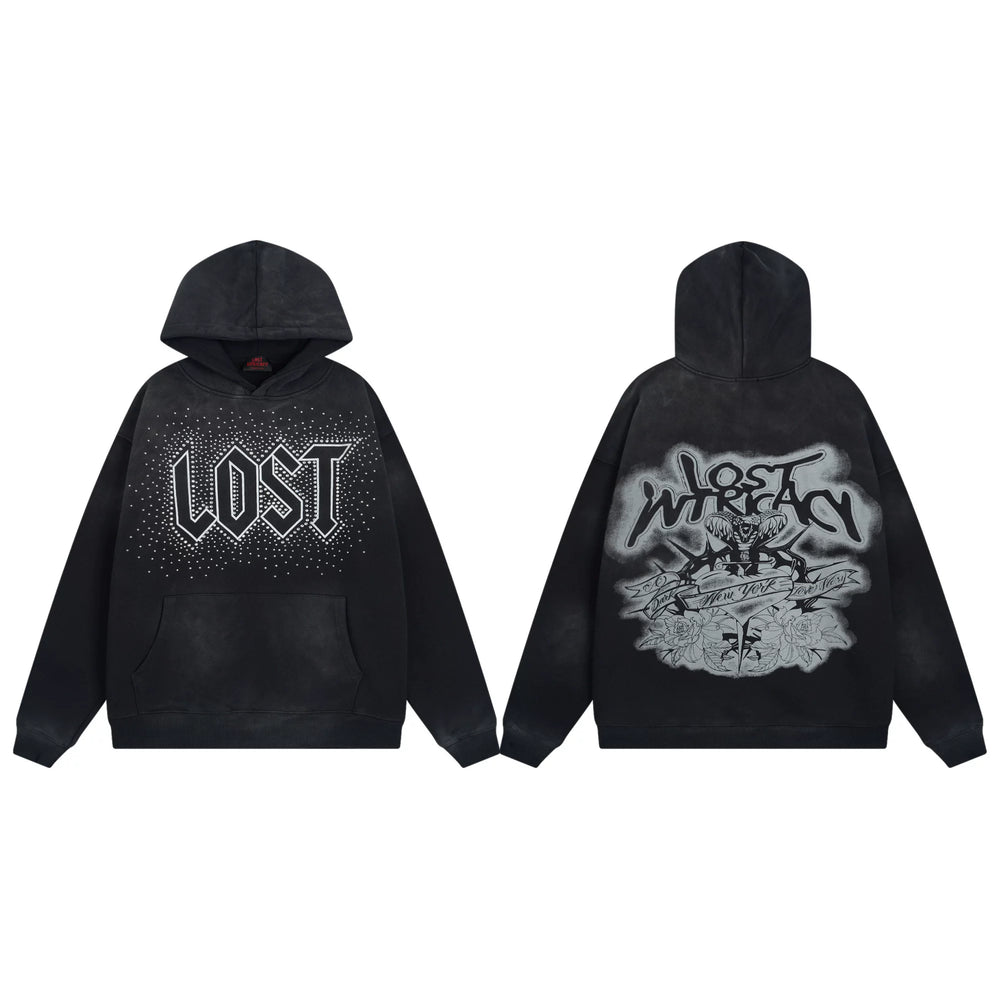 Lost Intricacy Cotton Hoodie