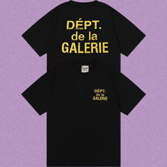 Gallery Dept. DÉPT. de la GALERIE Short Sleeve T-Shirt - Black/Yellow