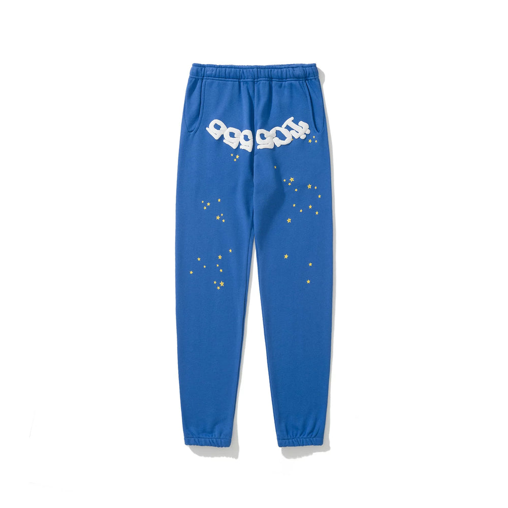 Sp5der 555 Spider‑Web Graphic Jogger Sweatpants Hip‑Hop Street‑Wear Trousers