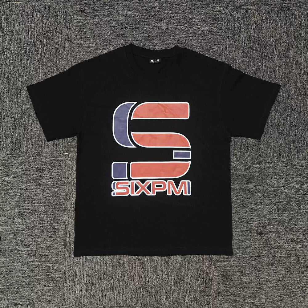6PM Retro‑S Logo Oversized Graphic T‑Shirt