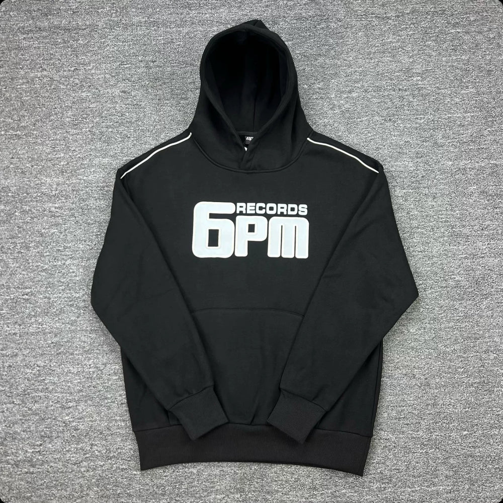 6PM Records Graphic Pullover Hoodie