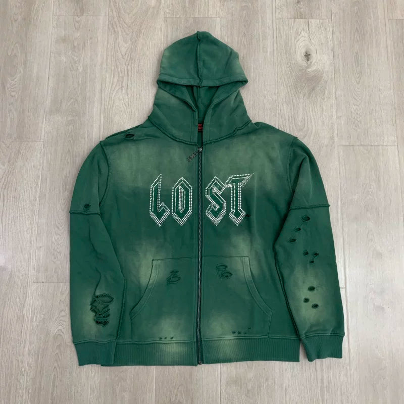 Lost Intricacy Beaded Hoodie