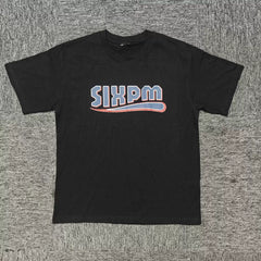 6PM Vintage SIXPM Letter Oversized T‑Shirt