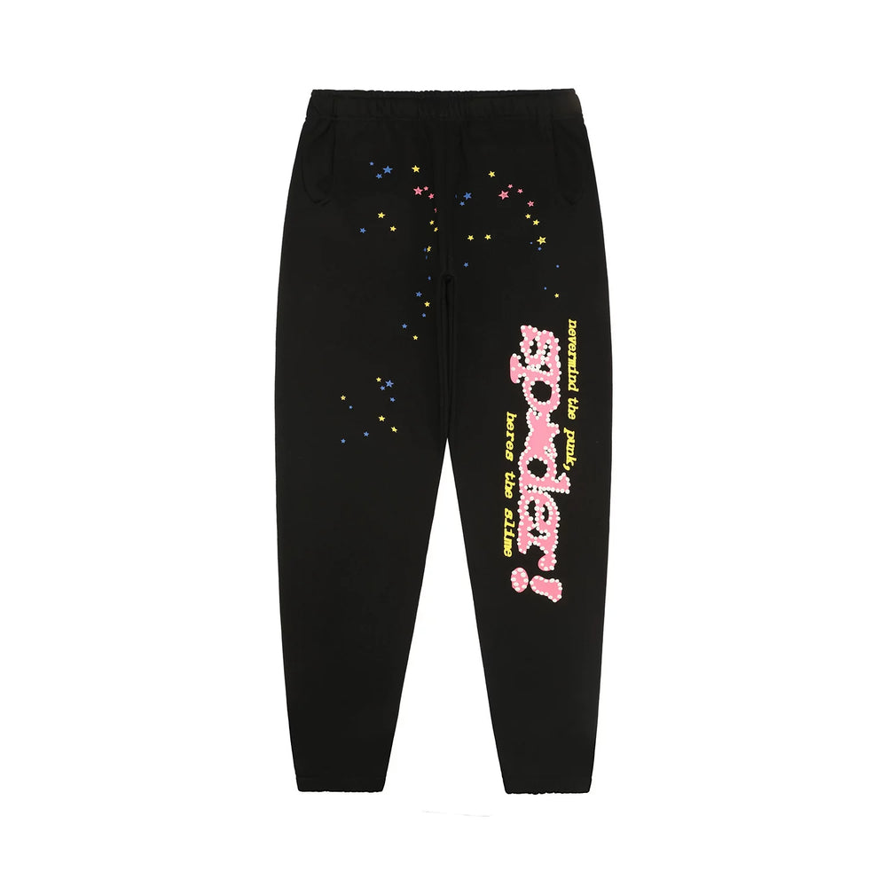 Sp5der Graphic Jogger Sweatpants Hip‑Hop Street‑Wear Trousers