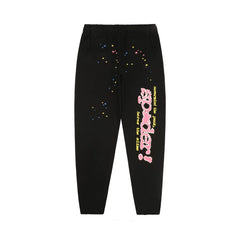 Sp5der Graphic Jogger Sweatpants Hip‑Hop Street‑Wear Trousers