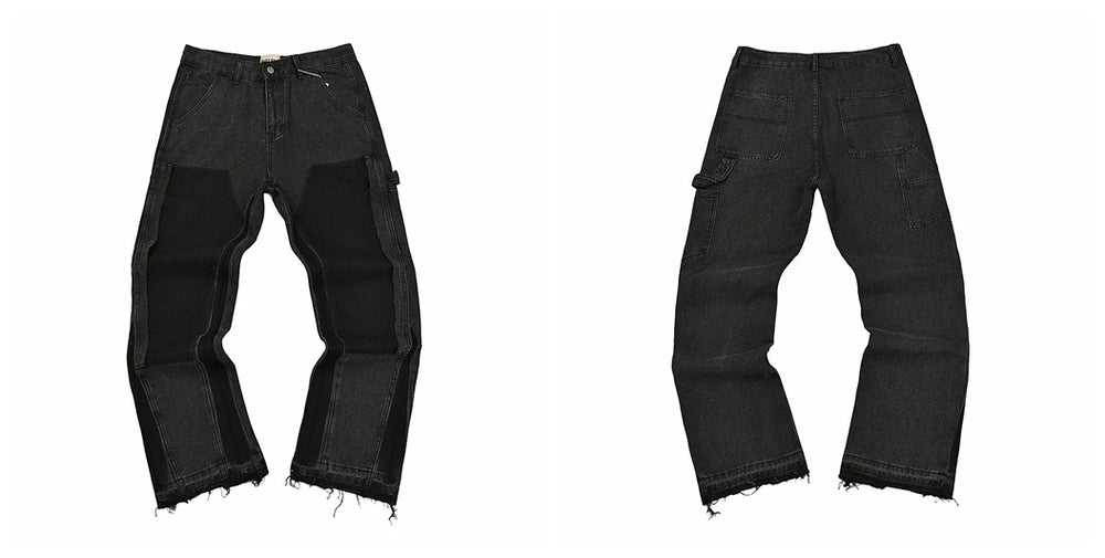 GALLERY DEPT JEANS Embroidered Straight Denim