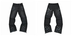 GALLERY DEPT JEANS Embroidered Streetwear Jeans