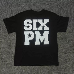 6PM SIX PM Star Graphic Oversized T‑Shirt