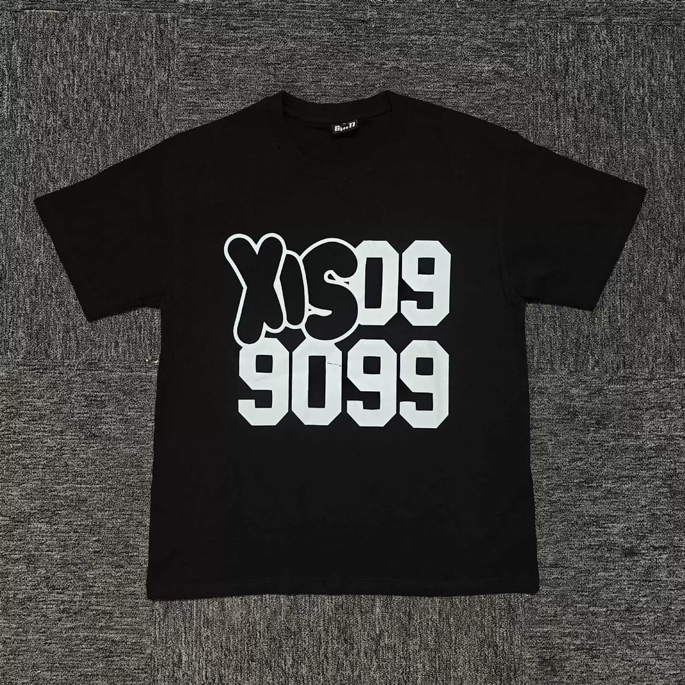 6PM Graffiti Number Oversized Graphic T‑Shirt