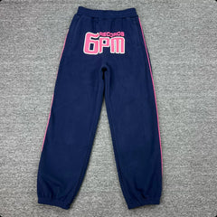 6PM Records Graphic Side‑Stripe Jogger Pants