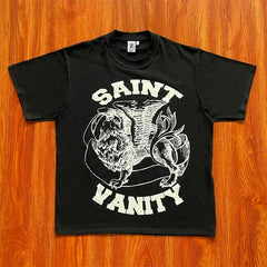 SAINT VANITY Street Letter Graphic Tee