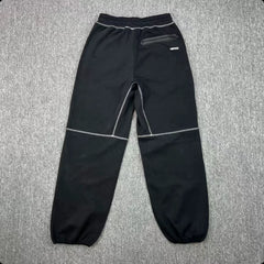 6PM Contrast‑Stitch Jogger Pants