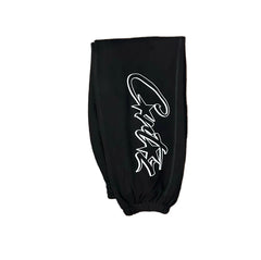 Black Script Logo Sweatpants – Oversized Streetwear Joggers
