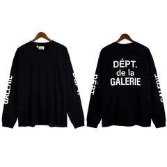 Gallery Dept. Sleeve Print DÉPT. de la GALERIE Long Sleeve T-Shirt - Black/White