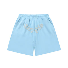 Sp5der Classic Logo Print Sweat Shorts Hip‑Hop Street‑Wear