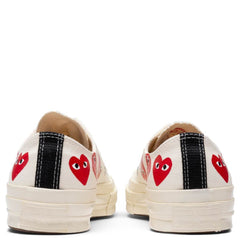 Converse x Comme Des Garcons PLAY All Star Chuck '70 Ox "Multi Heart" - Off-White