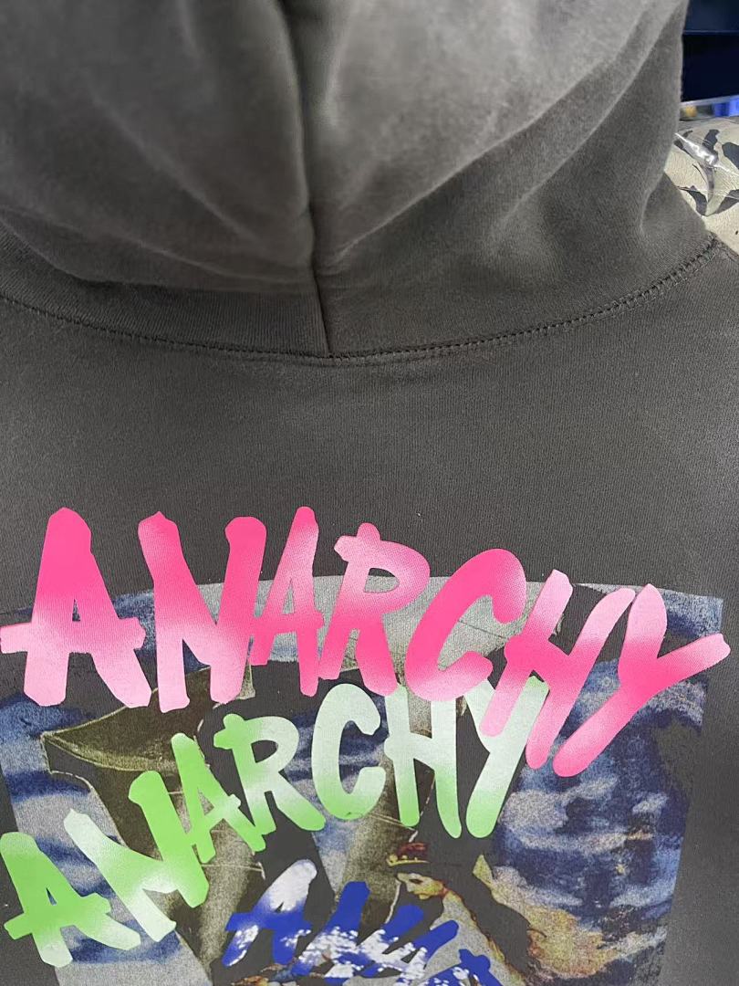 Saint Michael ST1041 Anarchy Graphic Hoodie