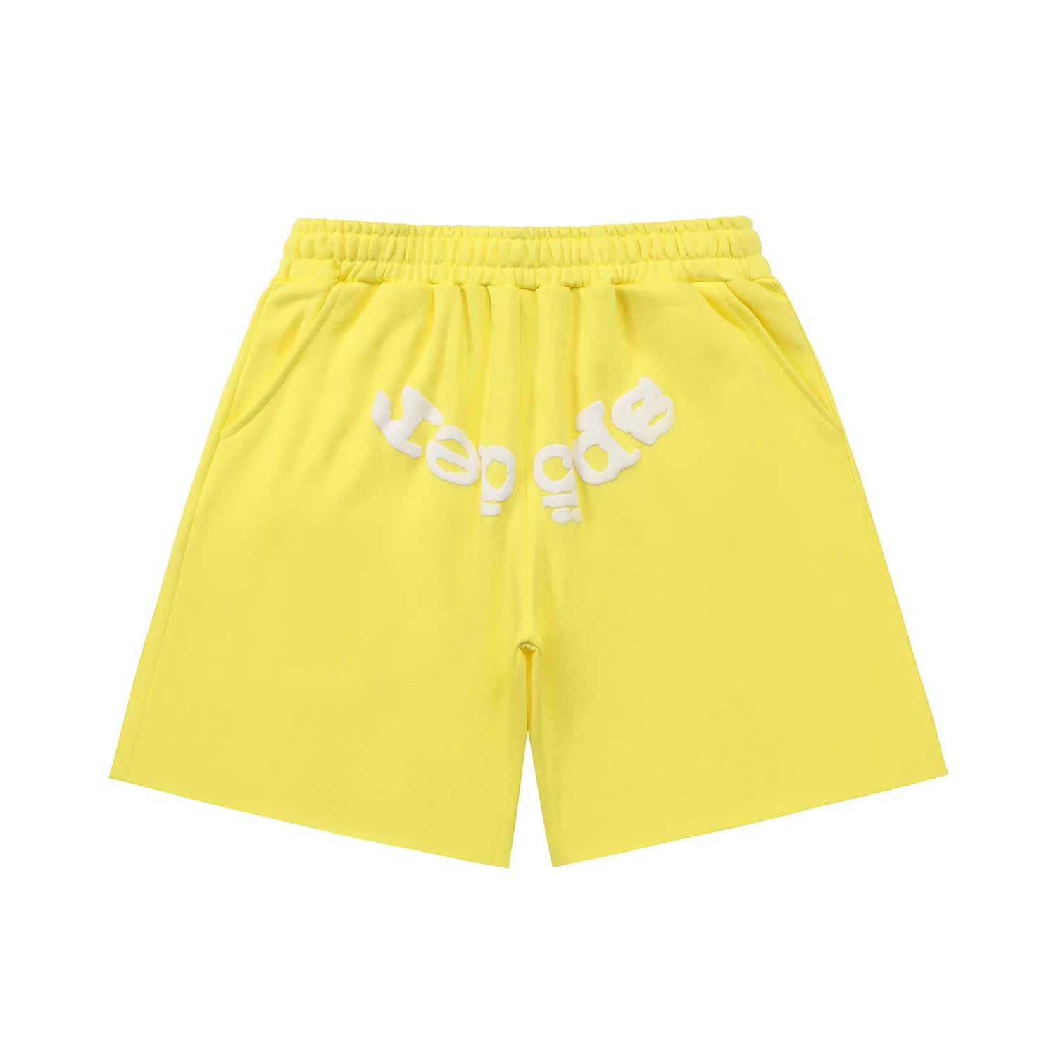 Sp5der Classic Logo Print Sweat Shorts Hip‑Hop Street‑Wear
