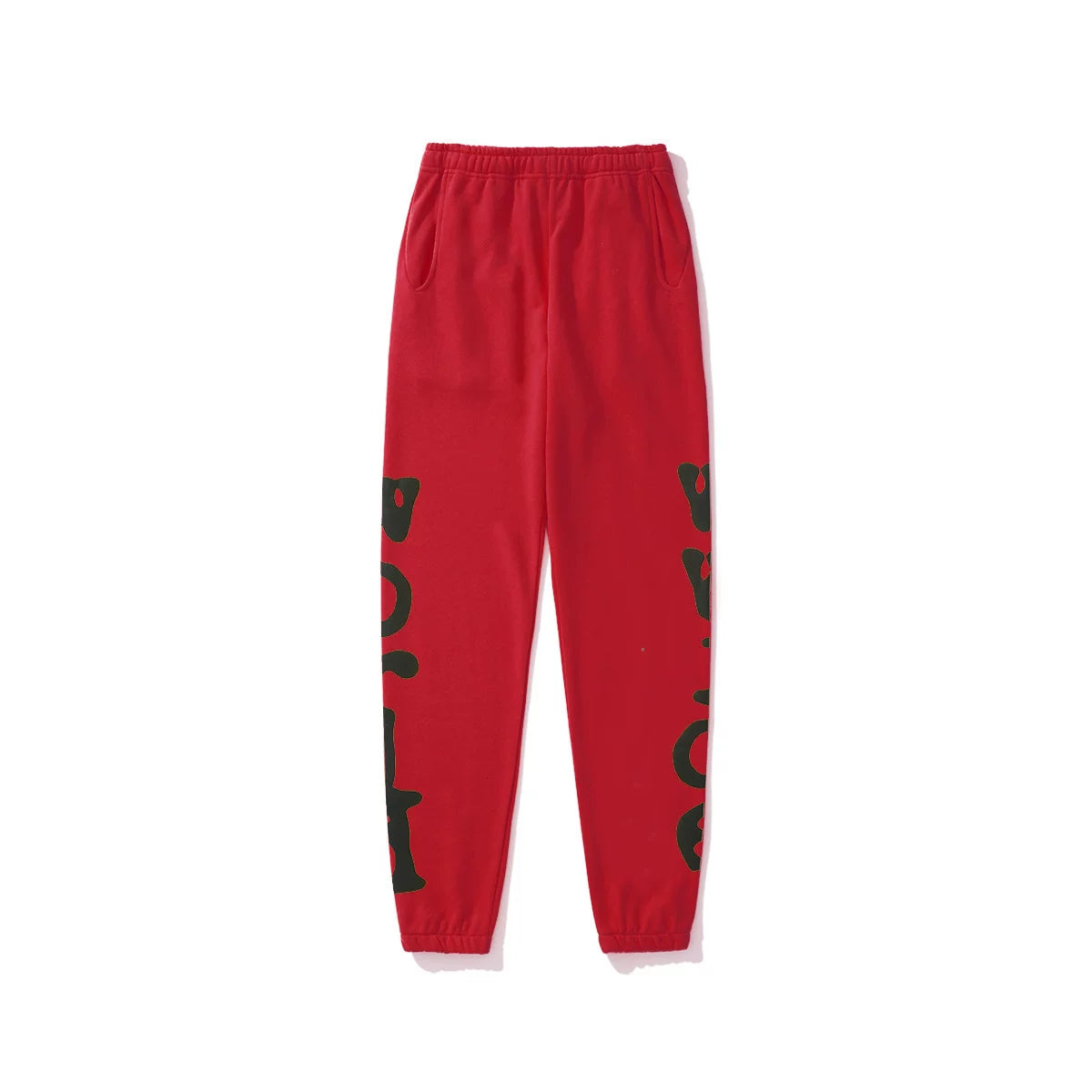 SP5DER Vertical Bubble‑Letter Jogger Sweatpants Hip‑Hop Street‑Wear Trousers