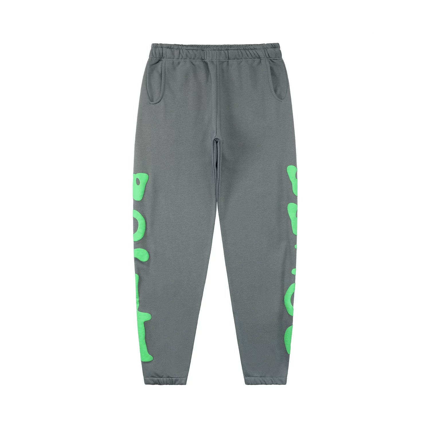 SP5DER Star Bubble‑Letter Jogger Sweatpants Hip‑Hop Street‑Wear Trousers