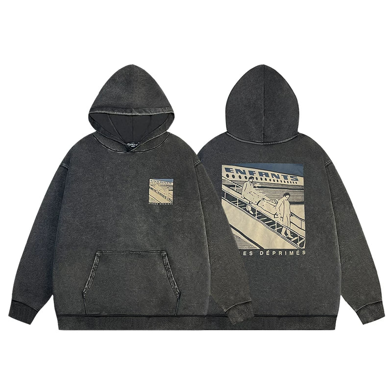 ERD's Graphic Streetwear Hoodie