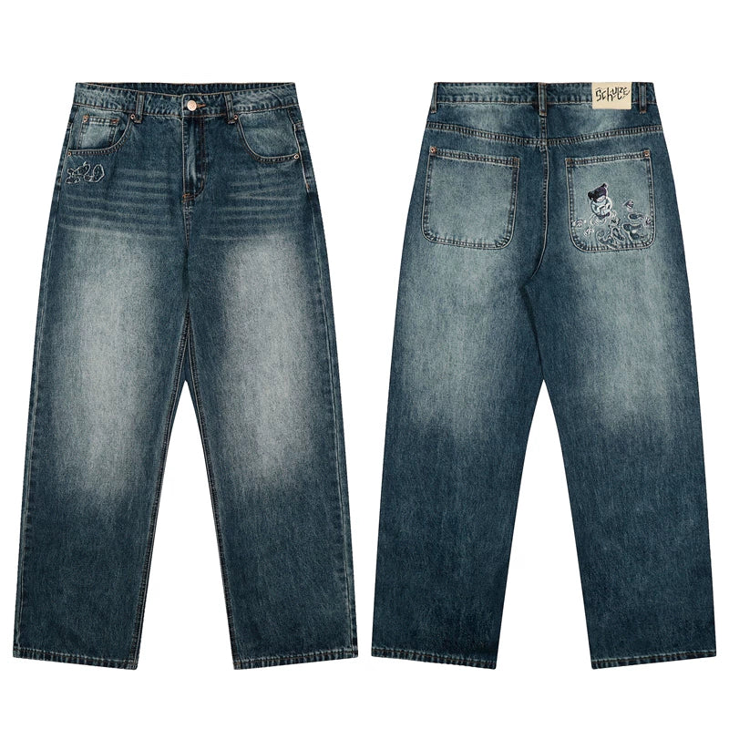 Derschutze Embroidered Jeans