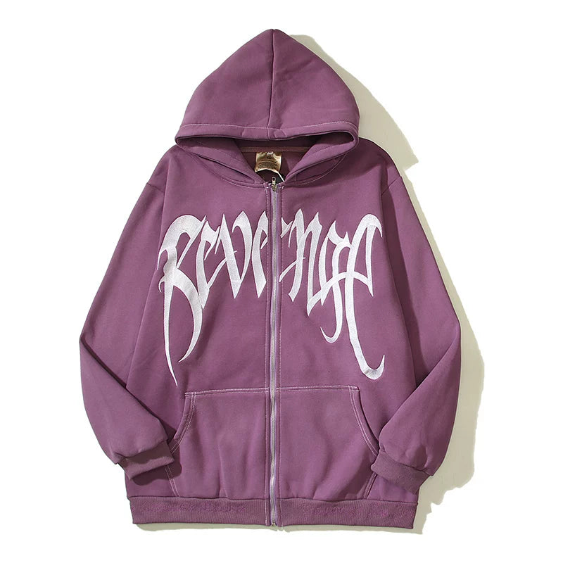 REVENGE Zip-Up Hoodie