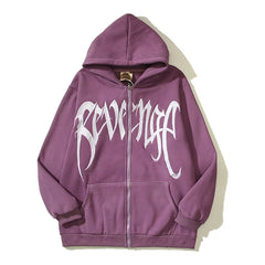 REVENGE Zip-Up Hoodie