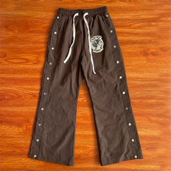 SAINT VANITY Embroidered Casual Sports Zipper Set