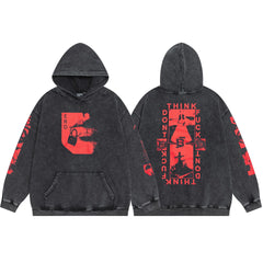 ERD's Distressed Graphic Hoodie