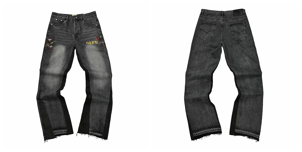 GALLERY DEPT JEANS Men's Embroidered Jeans