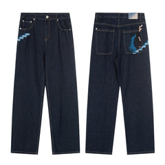 Derschutze Blossom Straight-Leg Jeans