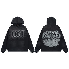 Lost Intricacy Cotton Hoodie