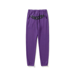 SP5DER Spider‑Web Graphic Jogger Sweatpants Hip‑Hop Street‑Wear Trousers
