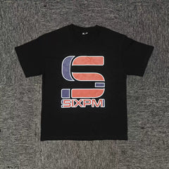 6PM Retro‑S Logo Oversized Graphic T‑Shirt