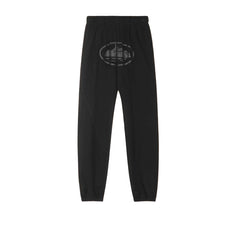 Black Vintage Graphic Sweatpants – Minimalist Streetwear Joggers