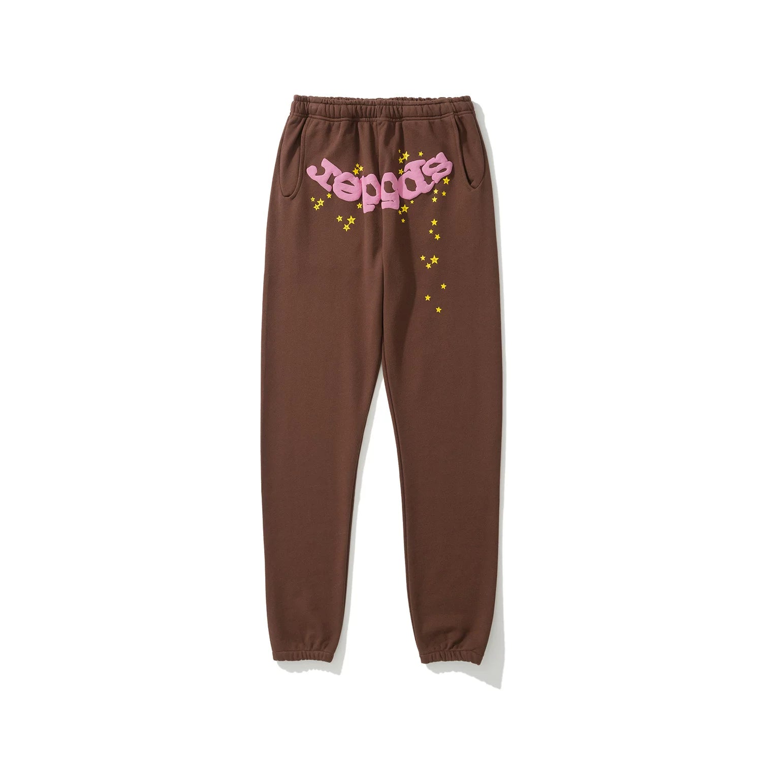 SP5DER Spider‑Web Graphic Jogger Sweatpants Hip‑Hop Street‑Wear Trousers