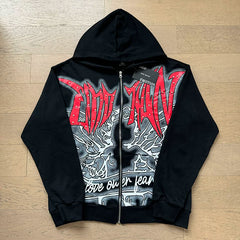Mixed Emotion Vintage Hoodie