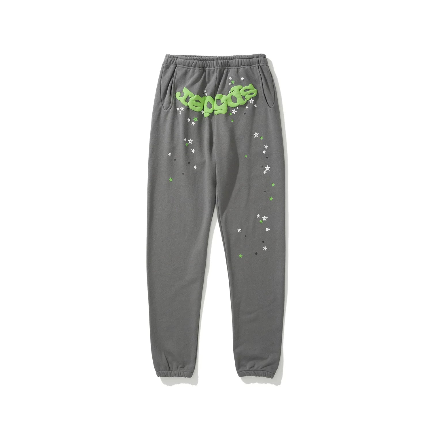 SP5DER Spider‑Web Graphic Jogger Sweatpants Hip‑Hop Street‑Wear Trousers