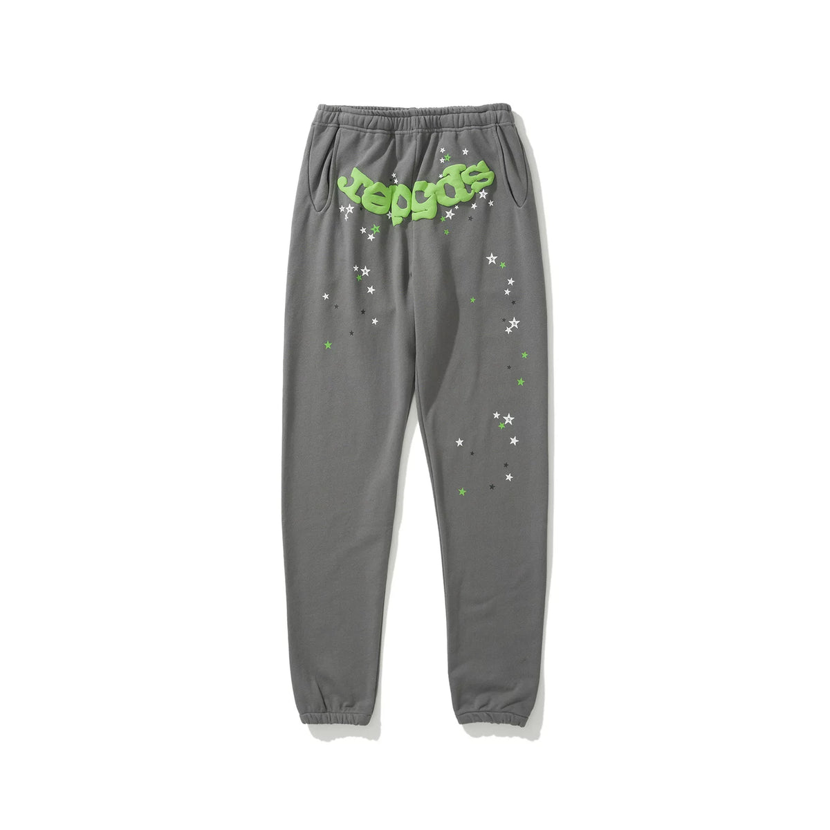 SP5DER Spider‑Web Graphic Jogger Sweatpants Hip‑Hop Street‑Wear Trousers