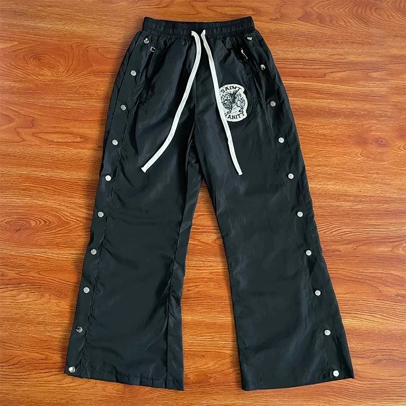 SAINT VANITY Embroidered Studs Sporty Casual Set
