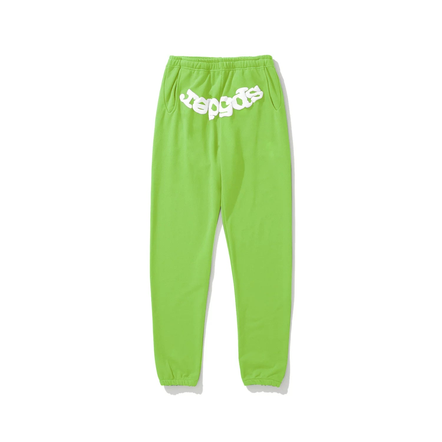 SP5DER Spider‑Web Graphic Jogger Sweatpants Hip‑Hop Street‑Wear Trousers