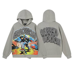 Mixed Emotion Streetwear Hoodie
