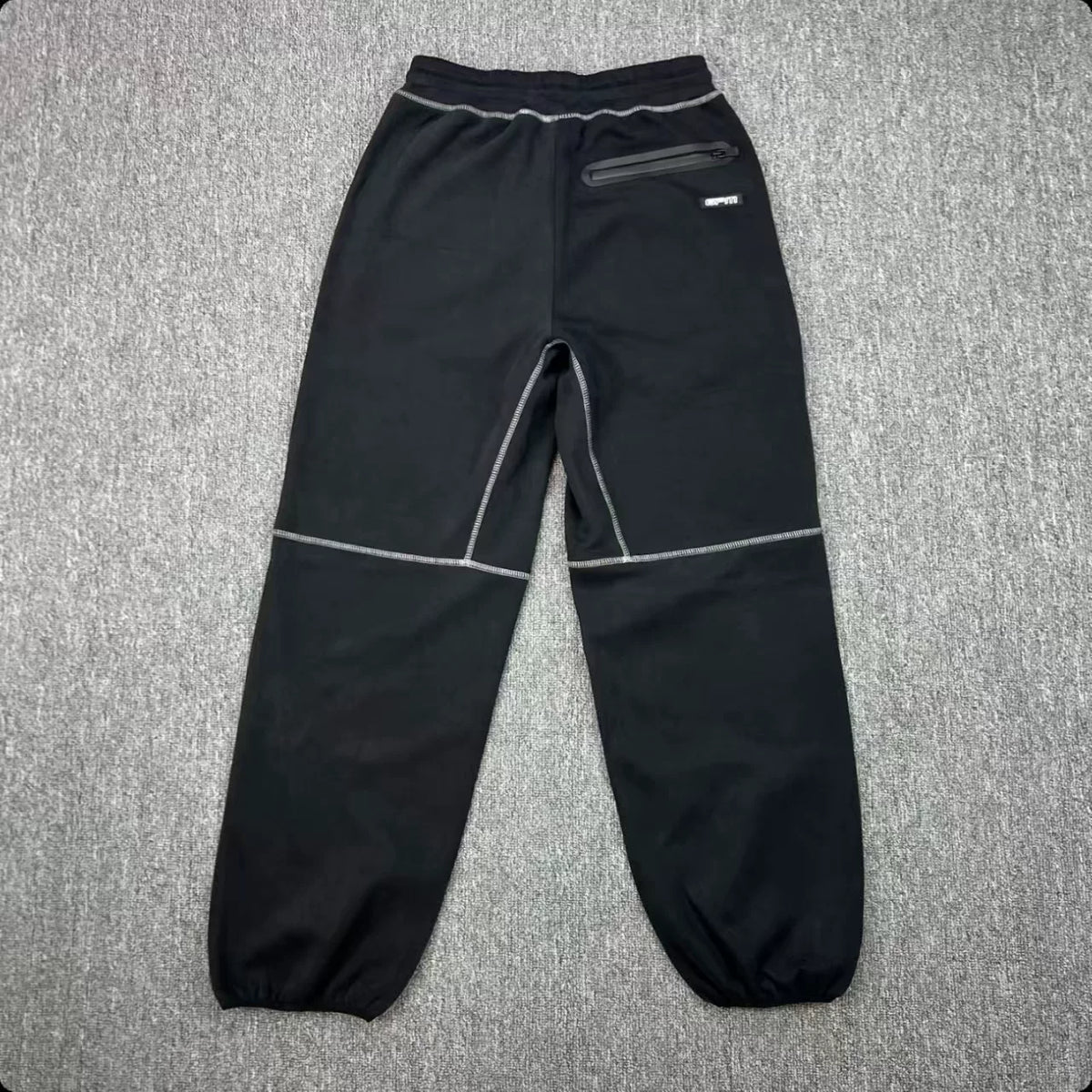 6PM Contrast‑Stitch Jogger Pants